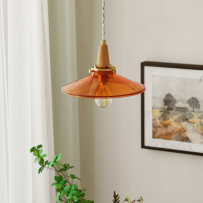Benra Orange Pendant Light