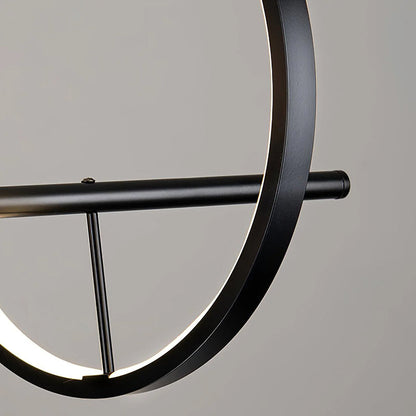 Modern Linear Glass Globe Chandelier - Loonglight