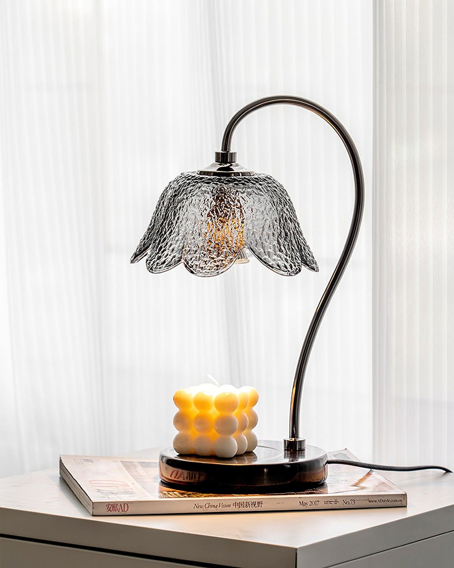 Black Belle Candle Warmer Lamp - Loonglight
