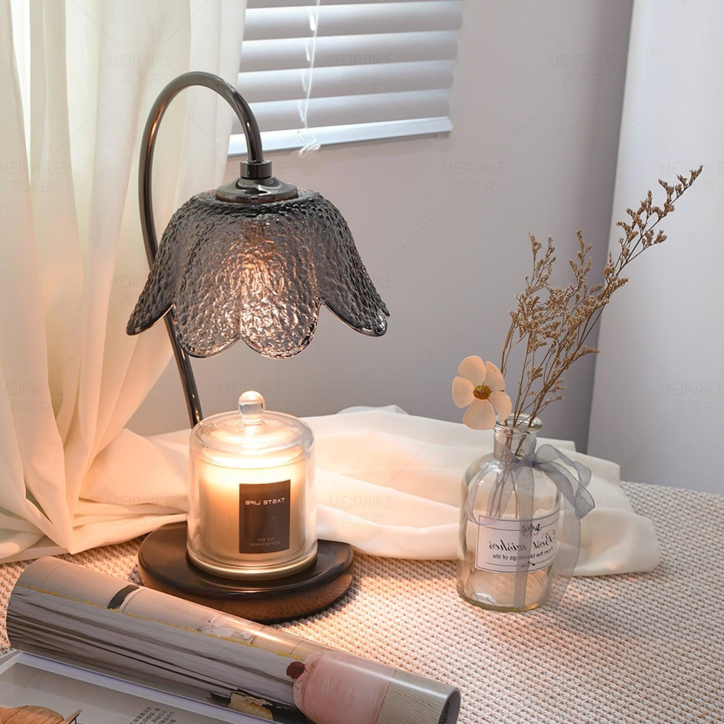 Black Belle Candle Warmer Lamp - Loonglight