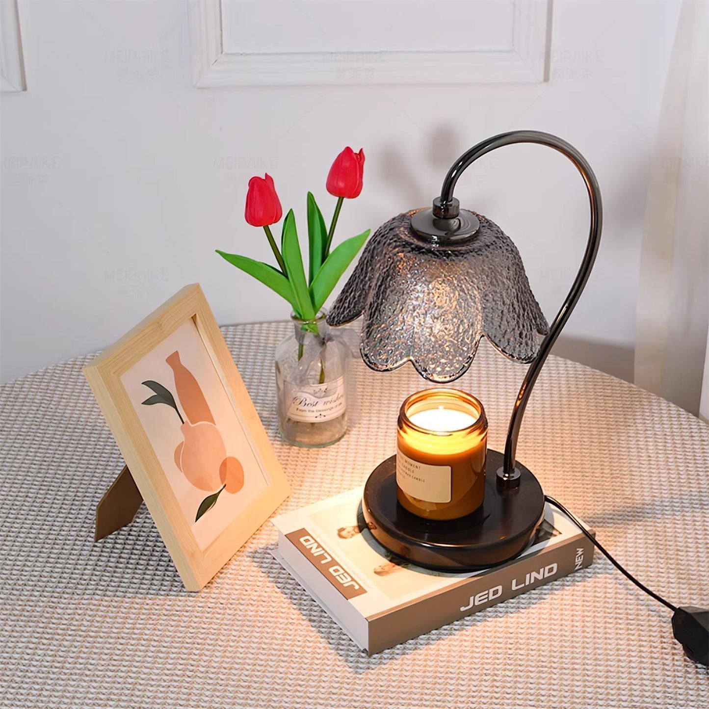 Black Belle Candle Warmer Lamp - Loonglight