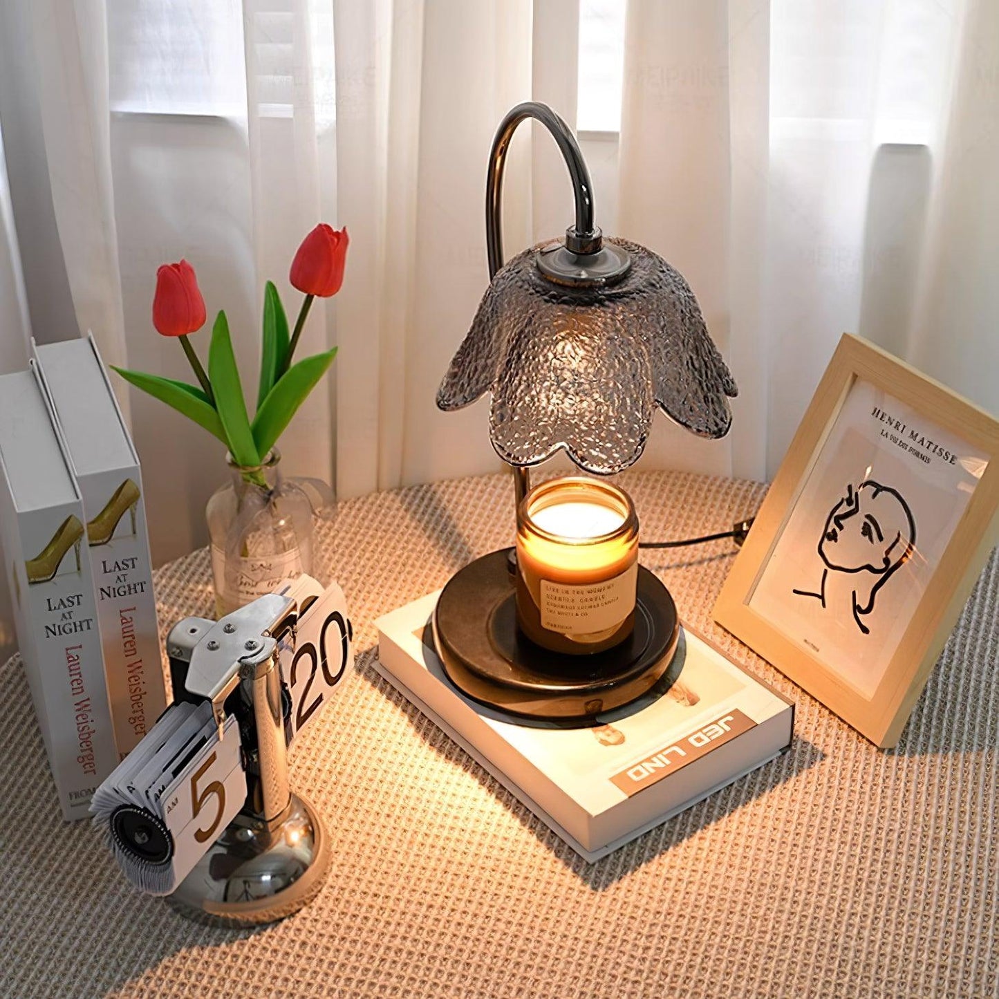 Black Belle Candle Warmer Lamp - Loonglight