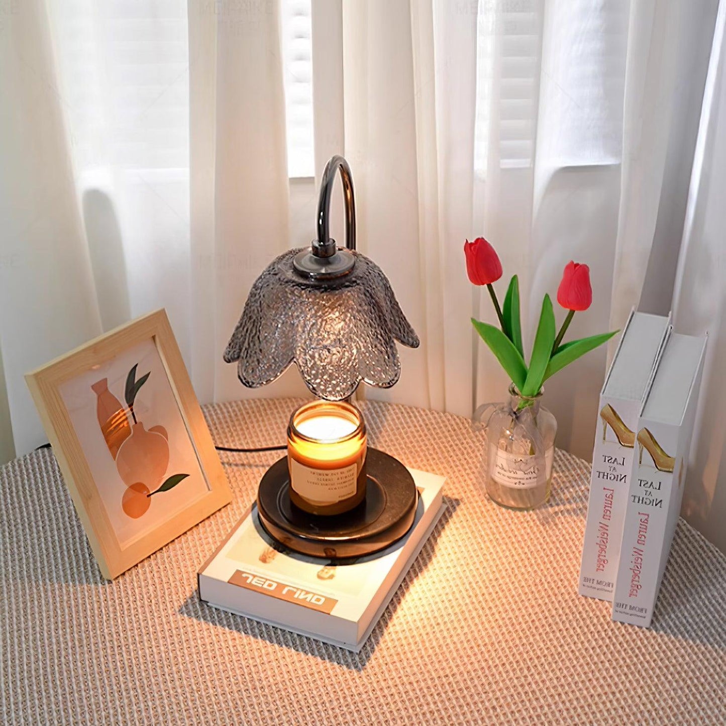 Black Belle Candle Warmer Lamp - Loonglight