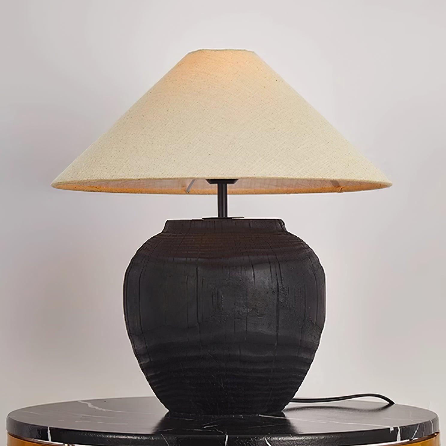 Black Karen Table Lamp - Loonglight