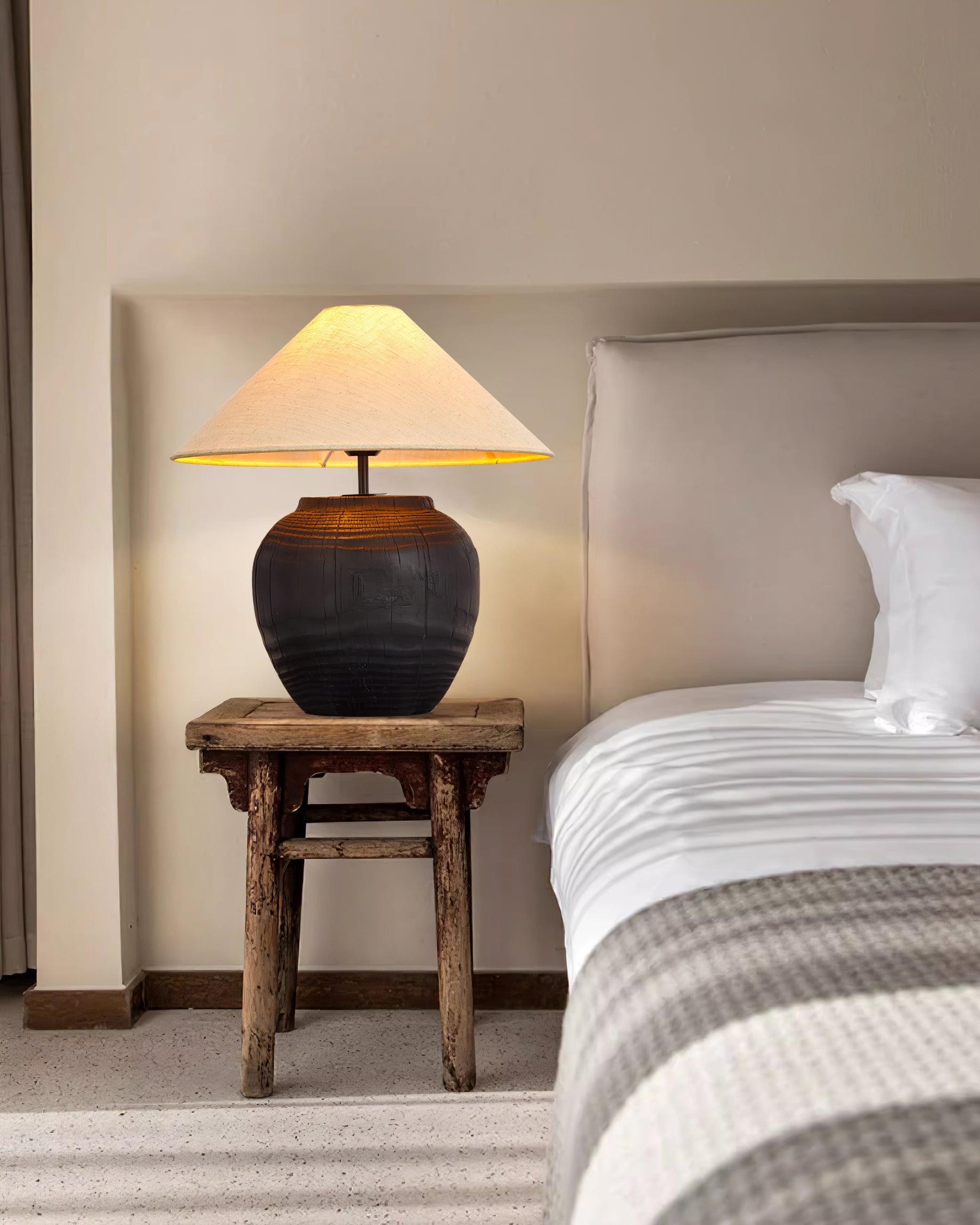 Black Karen Table Lamp - Loonglight