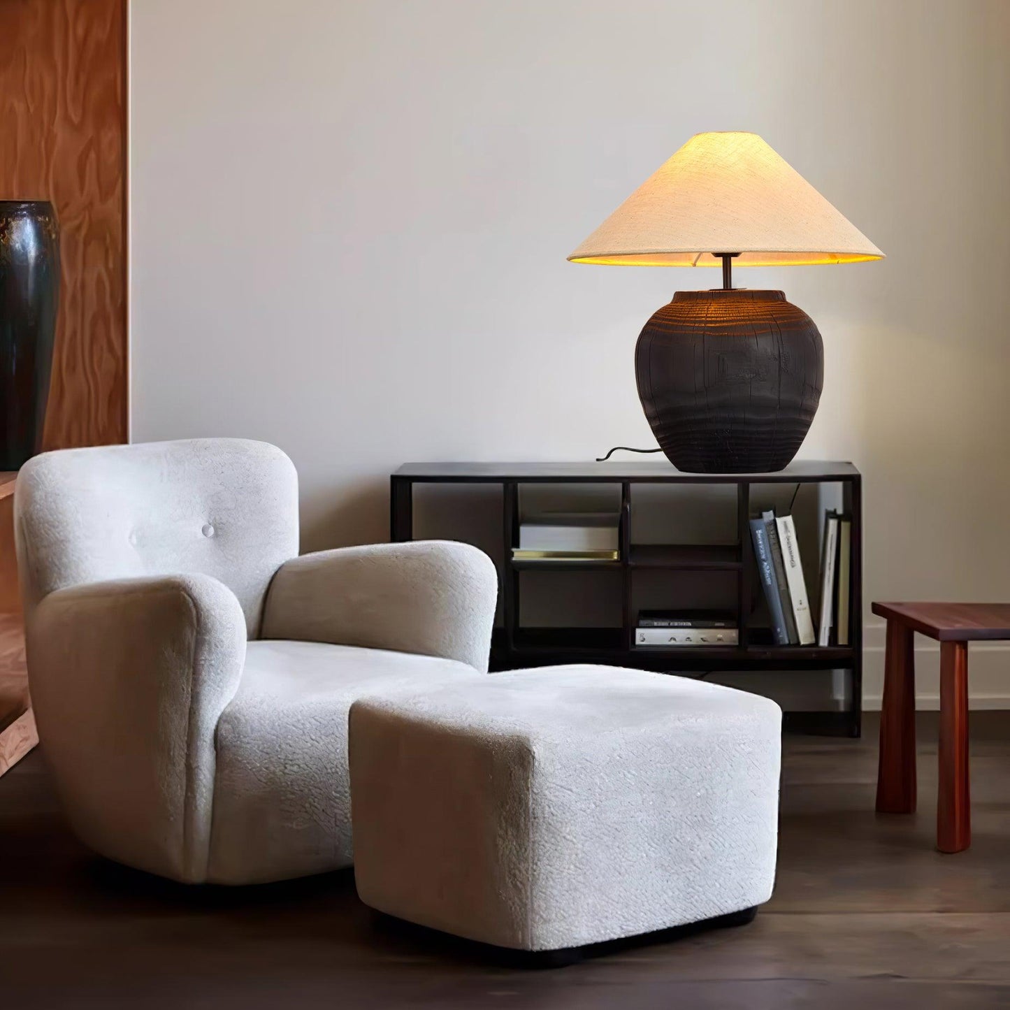 Black Karen Table Lamp - Loonglight