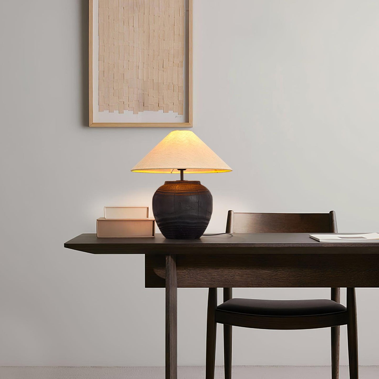 Black Karen Table Lamp - Loonglight