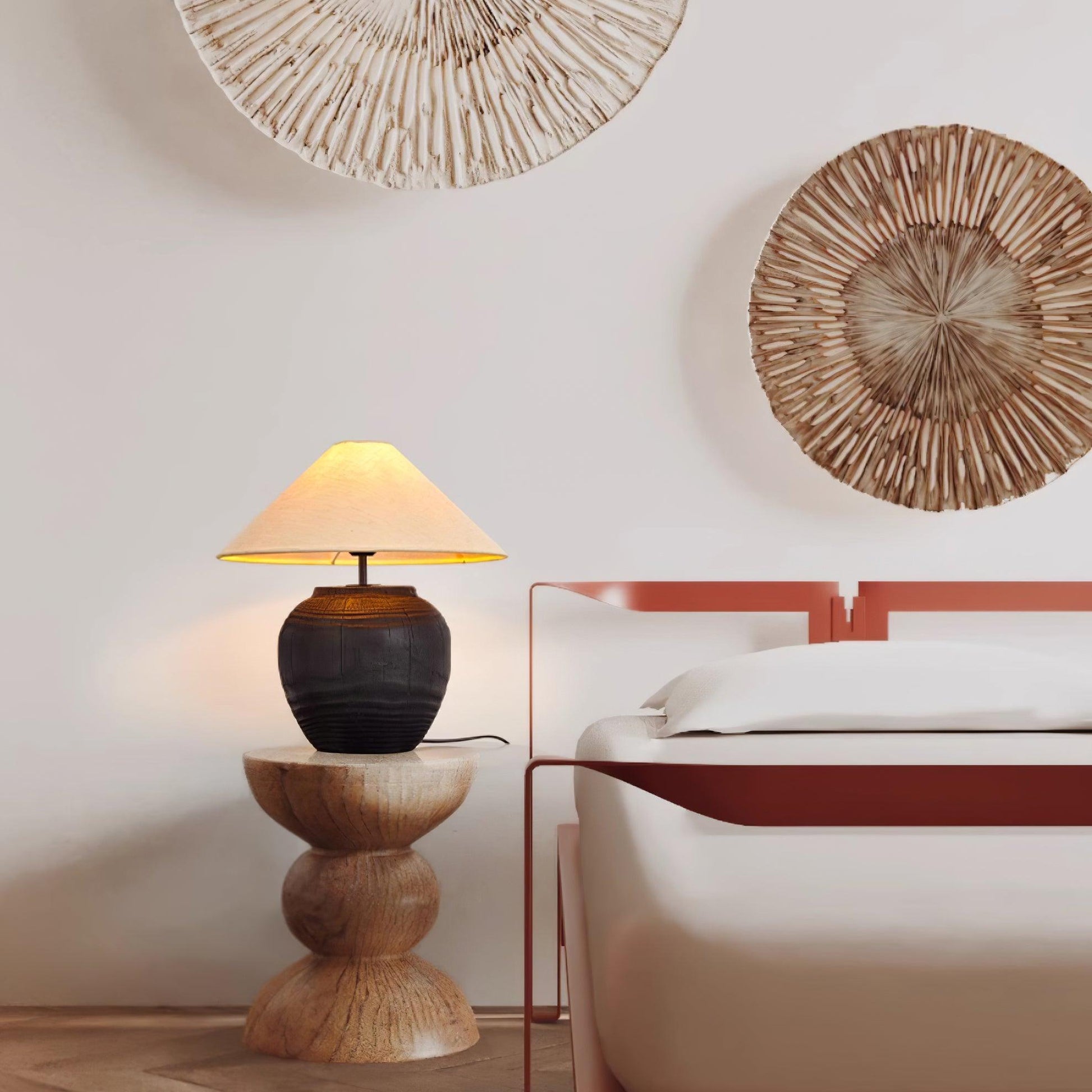 Black Karen Table Lamp - Loonglight