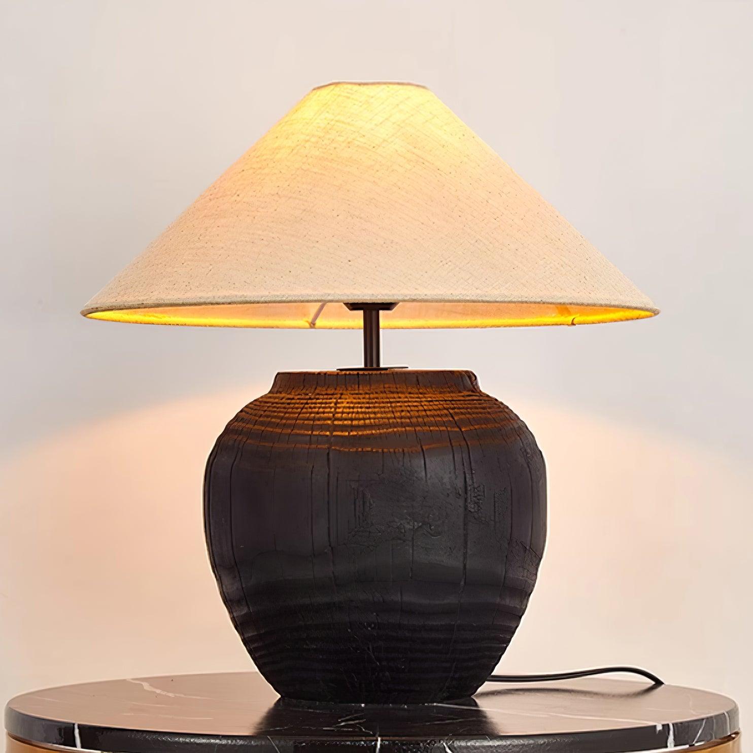 Black Karen Table Lamp - Loonglight