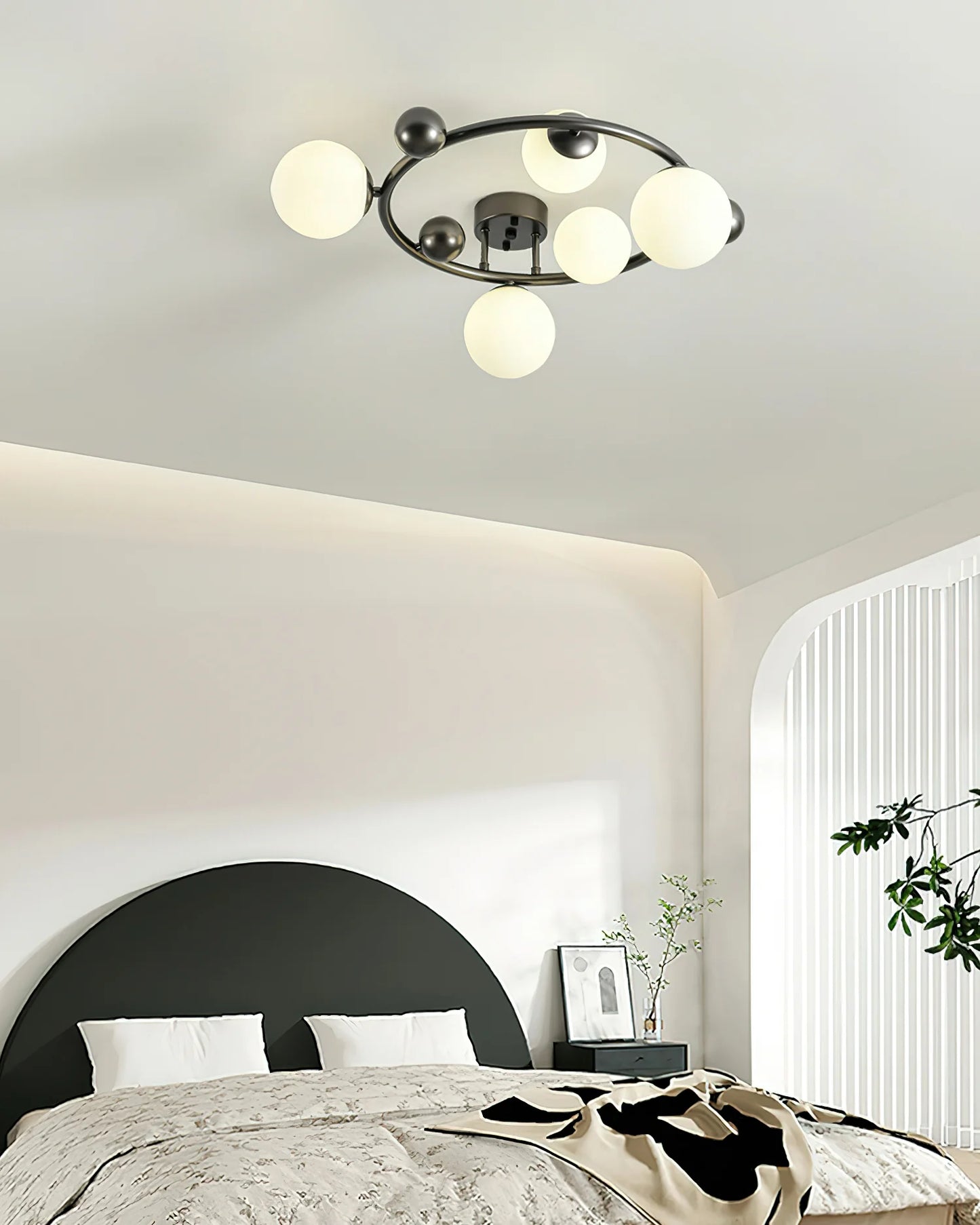 Black Keden Ceiling Light - Loonglight