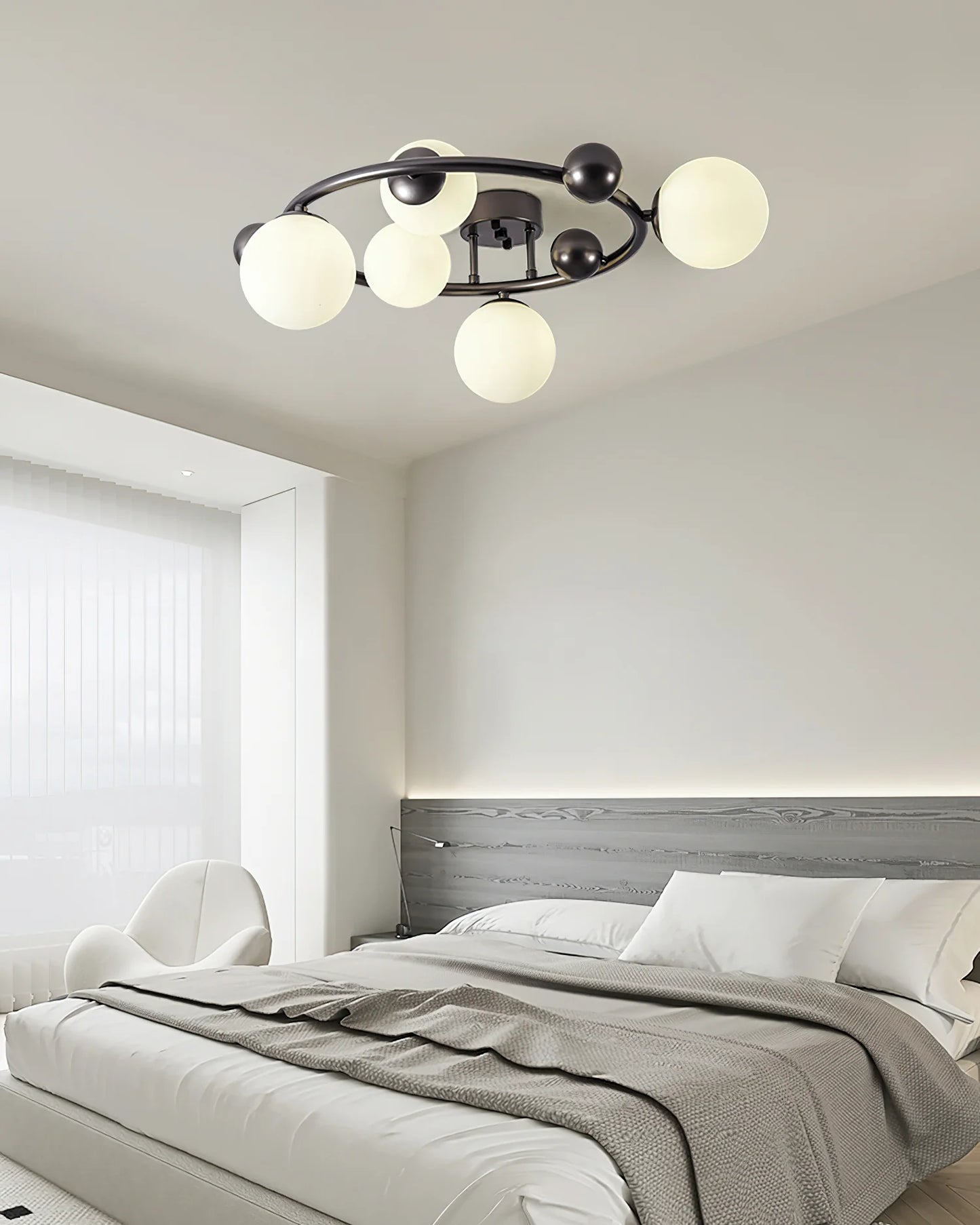 Black Keden Ceiling Light - Loonglight