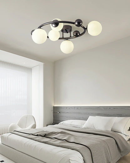 Black Keden Ceiling Light - Loonglight