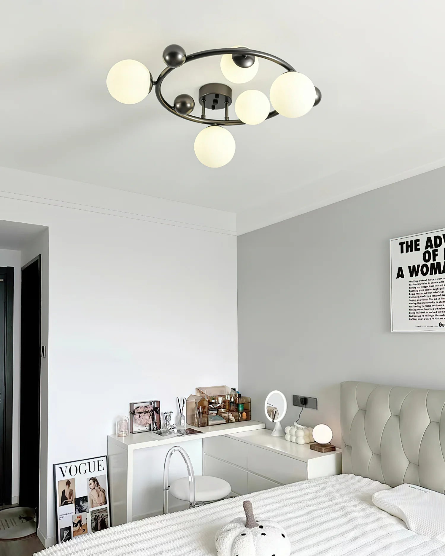 Black Keden Ceiling Light - Loonglight