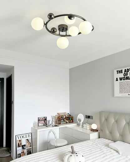 Black Keden Ceiling Light - Loonglight