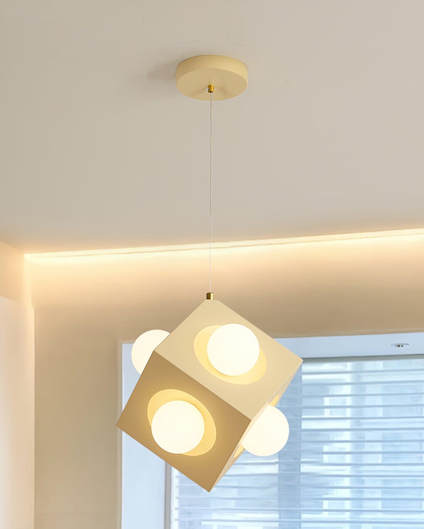 Block Cube Pendant Light - Loonglight
