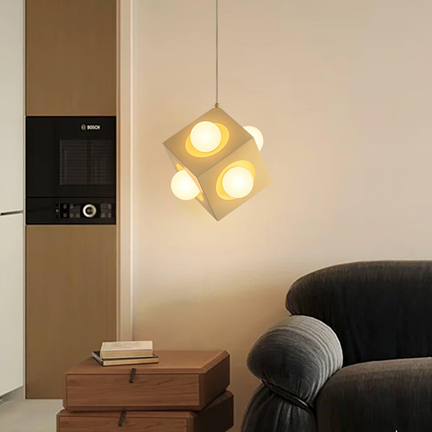 Block Cube Pendant Light - Loonglight
