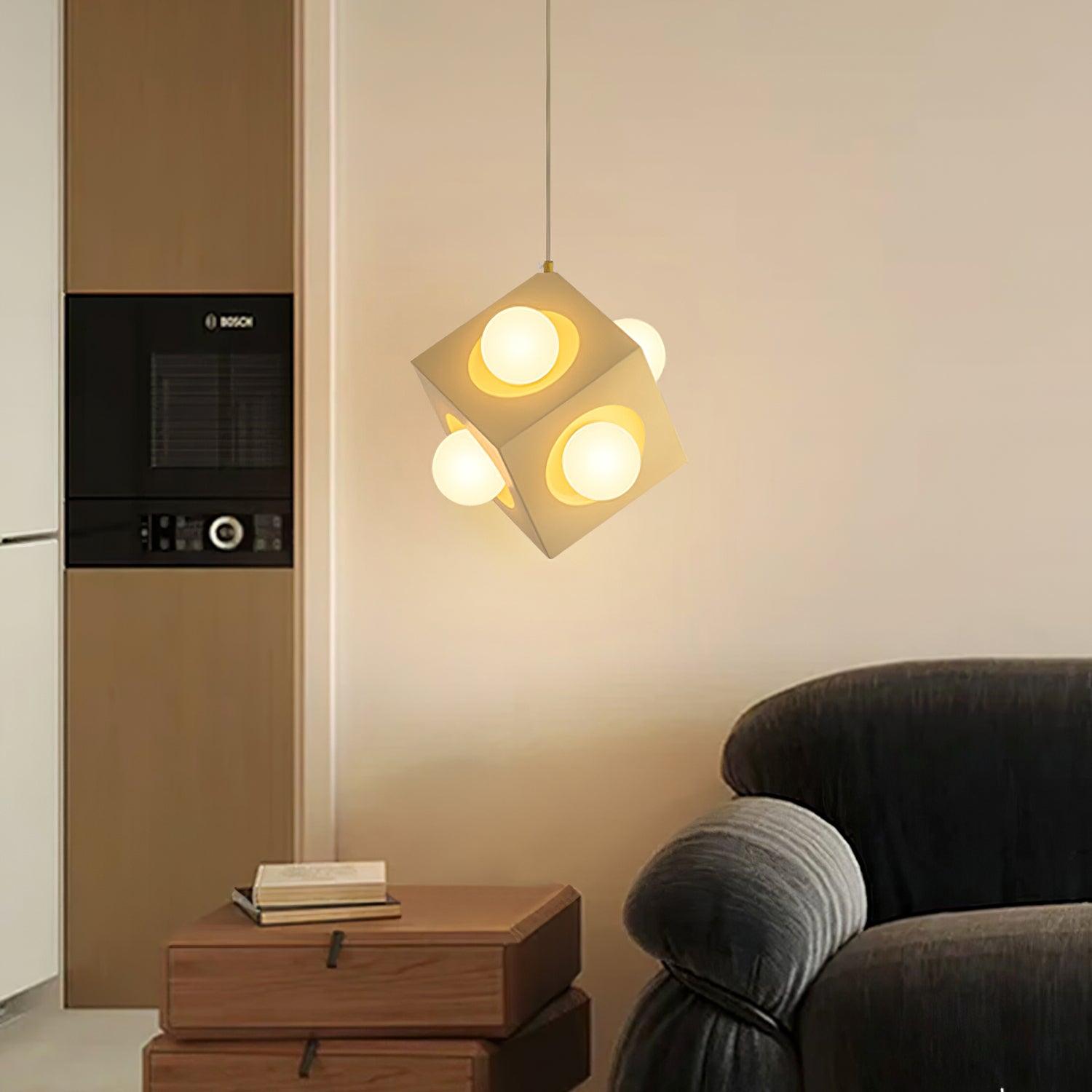 Block Cube Pendant Light - Loonglight