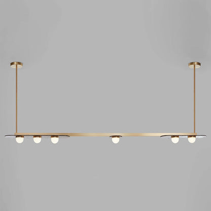 Linear Orbit Chandelier - Loonglight