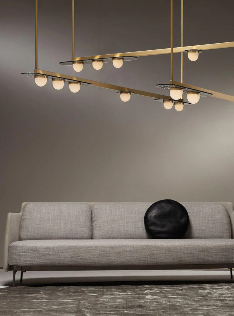 Linear Orbit Chandelier - Loonglight
