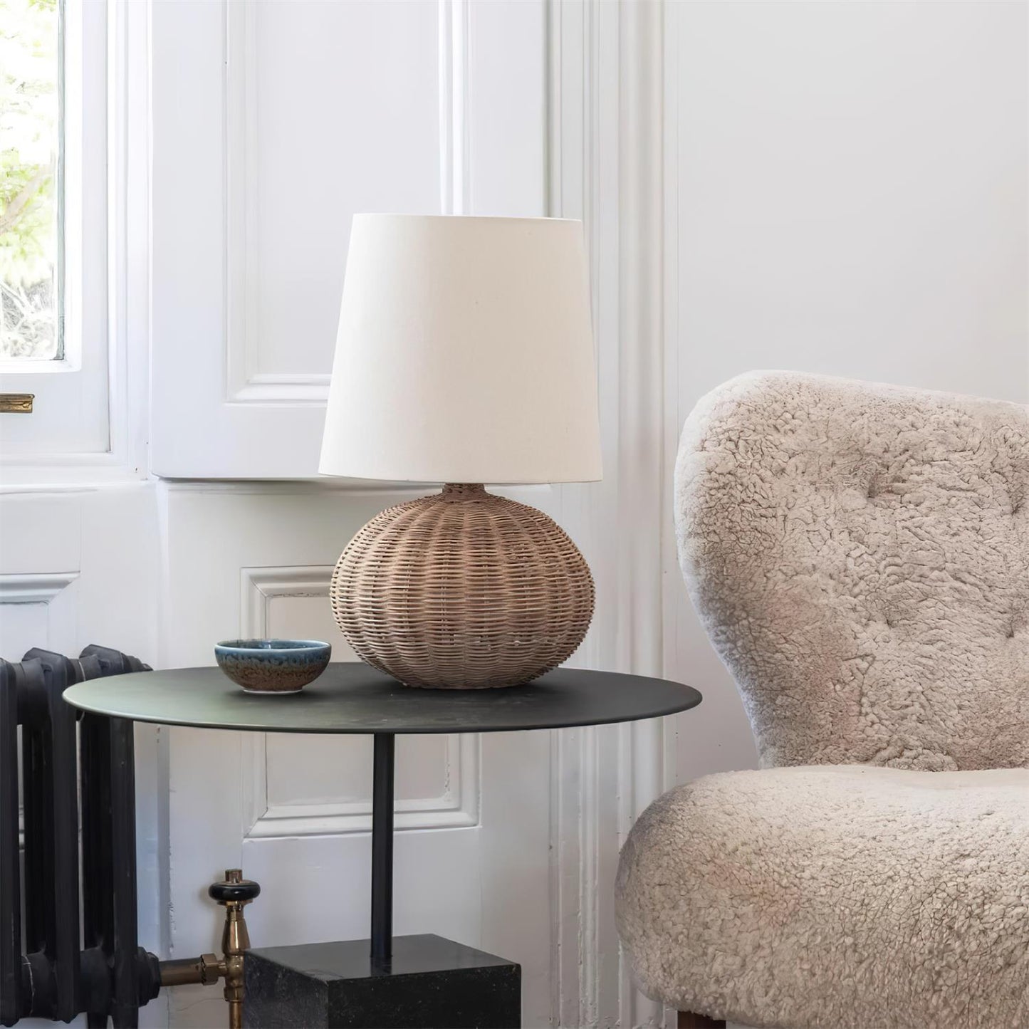 Braxton Rattan Table Lamp - Loonglight