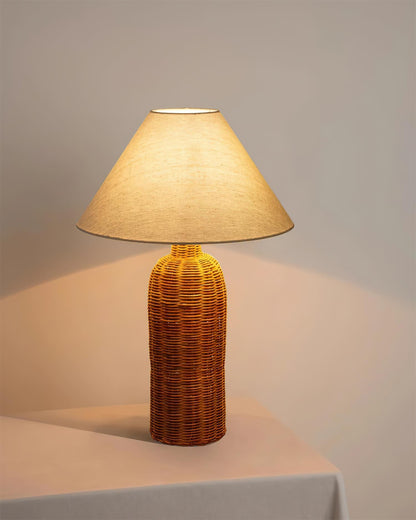 Braxton Rattan Table Lamp - Loonglight