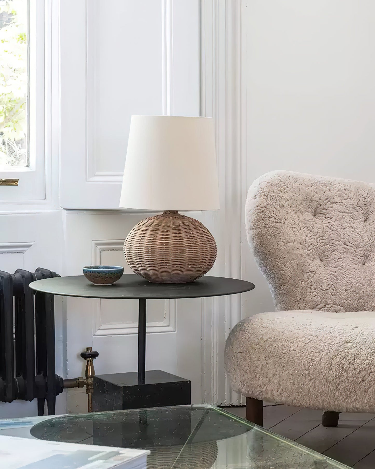 Braxton Rattan Table Lamp - Loonglight