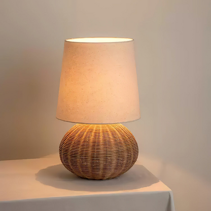 Braxton Rattan Table Lamp - Loonglight