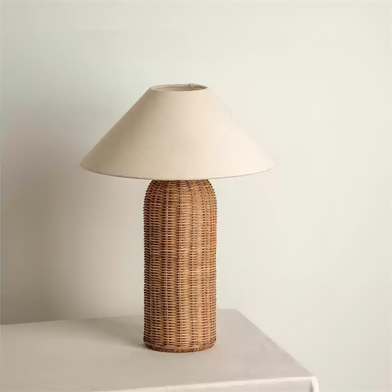 Braxton Rattan Table Lamp - Loonglight