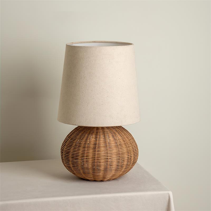 Braxton Rattan Table Lamp - Loonglight