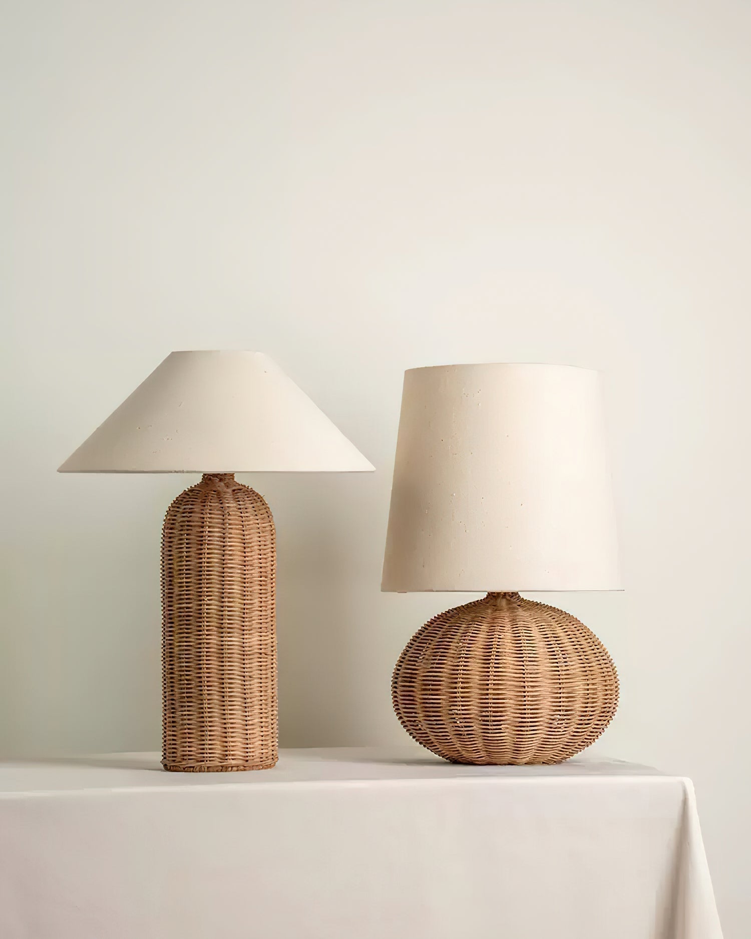 Braxton Rattan Table Lamp - Loonglight