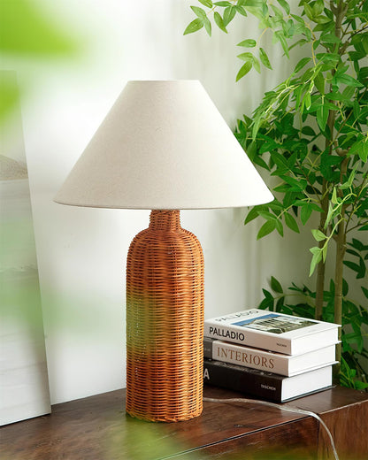 Braxton Rattan Table Lamp - Loonglight