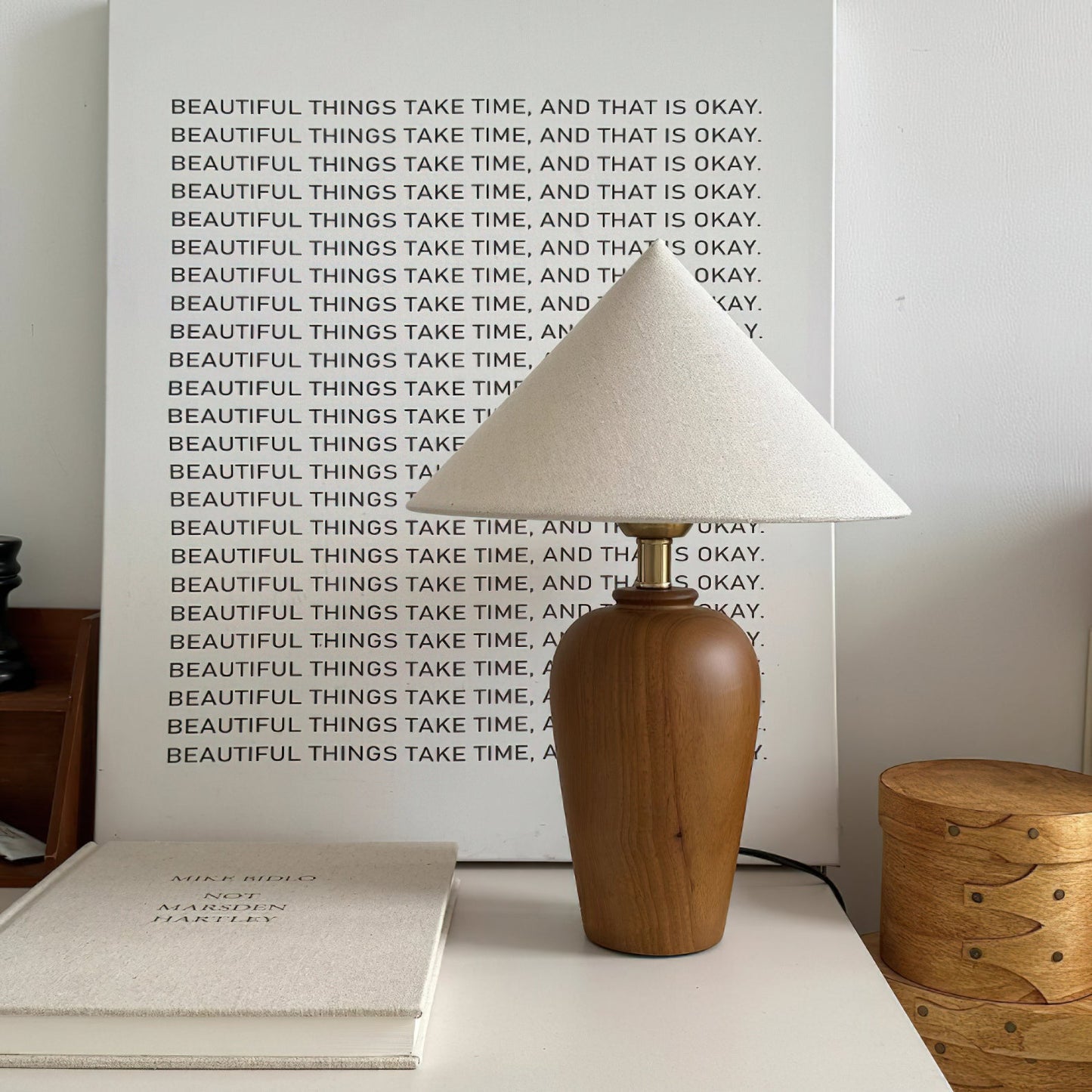 Brayden Wood Table Lamp - Loonglight