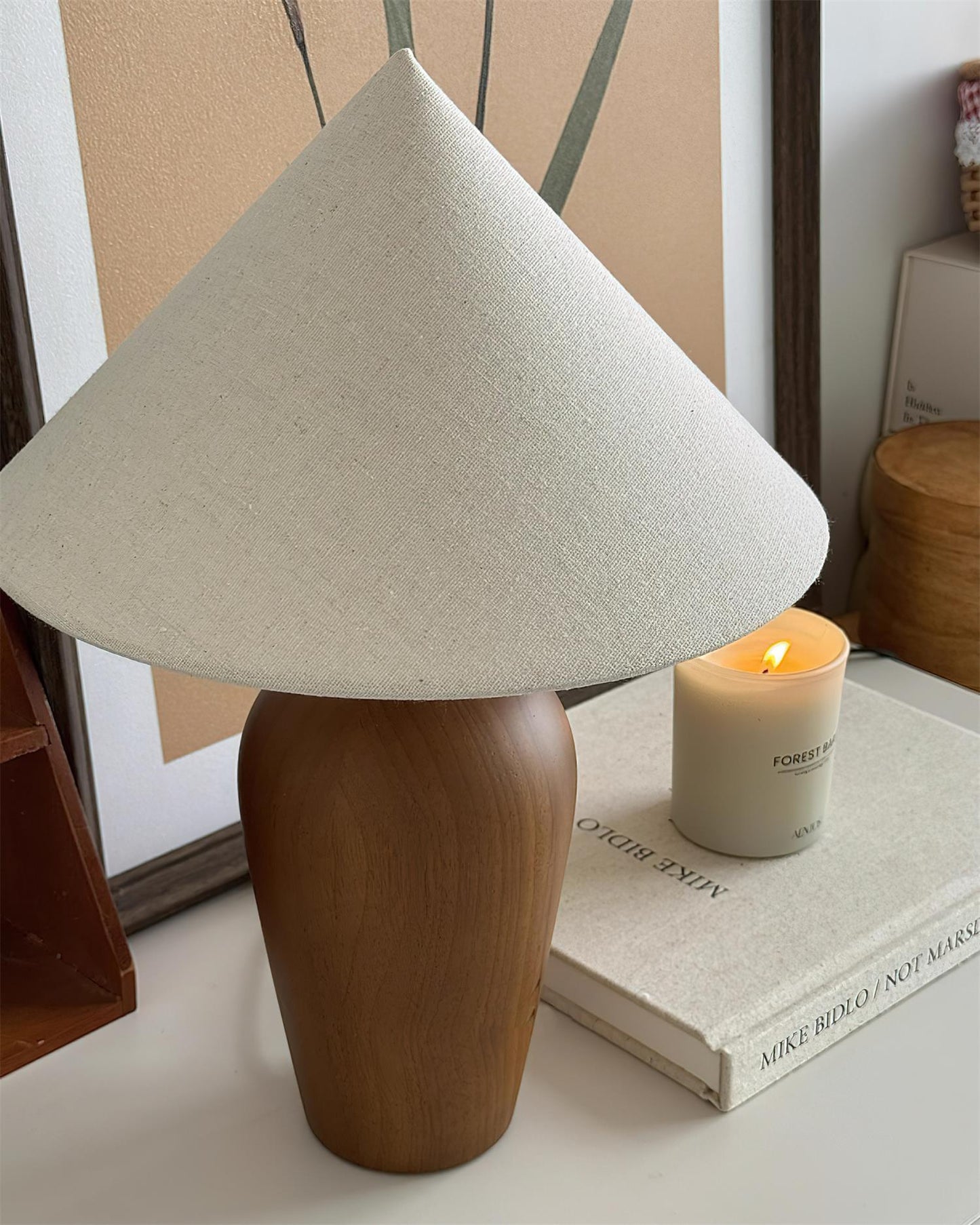 Brayden Wood Table Lamp - Loonglight