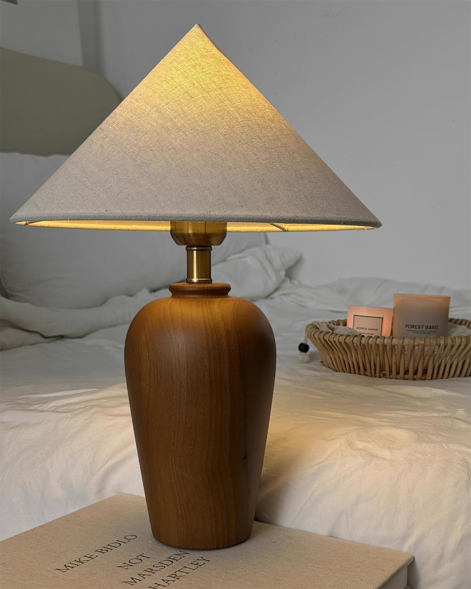 Brayden Wood Table Lamp - Loonglight