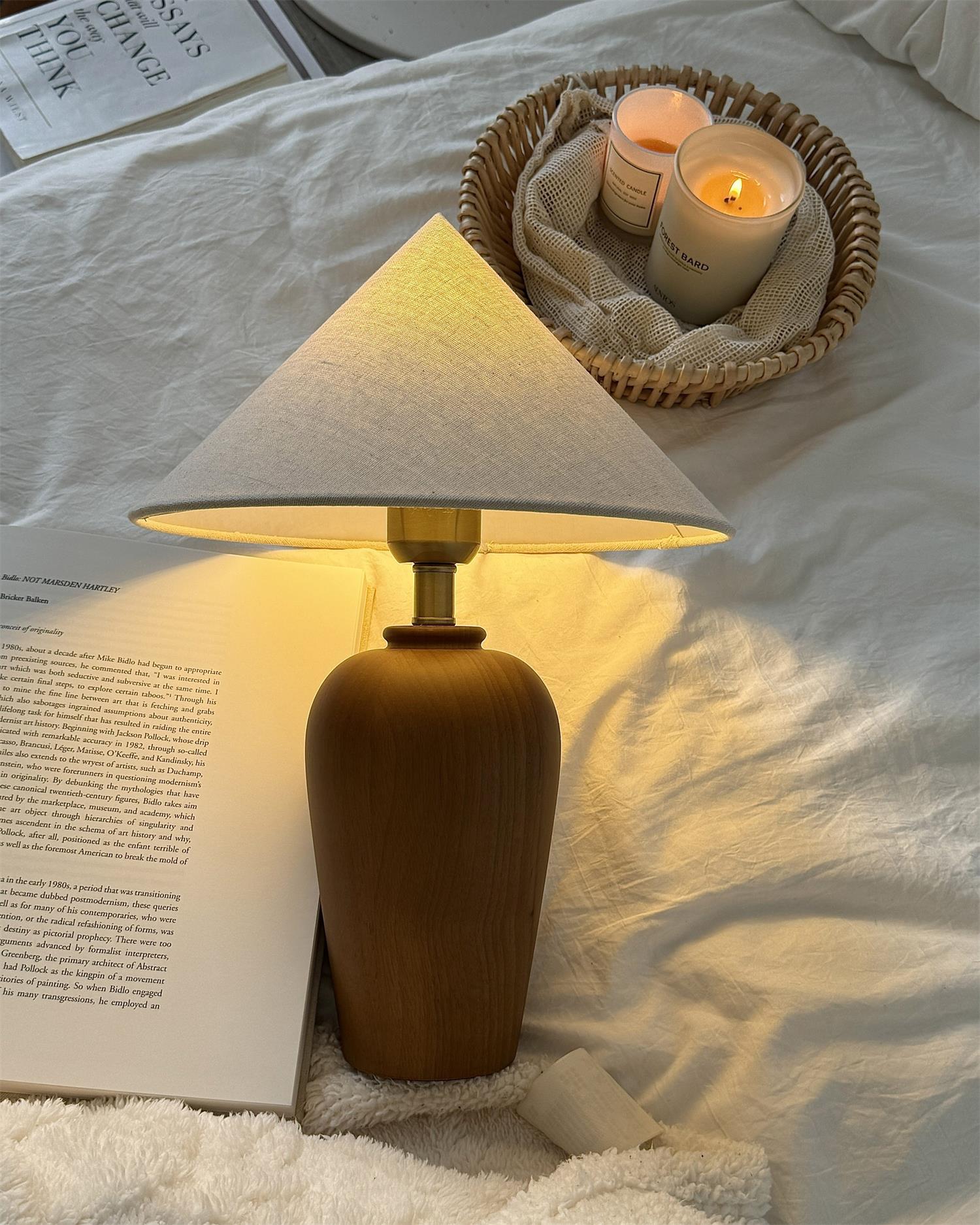 Brayden Wood Table Lamp - Loonglight