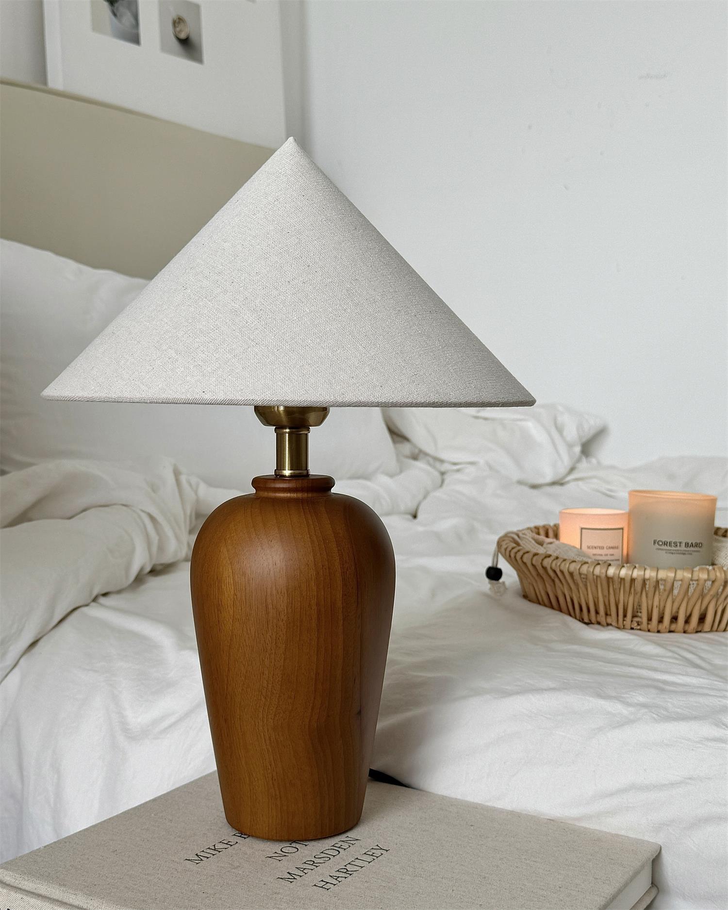 Brayden Wood Table Lamp - Loonglight