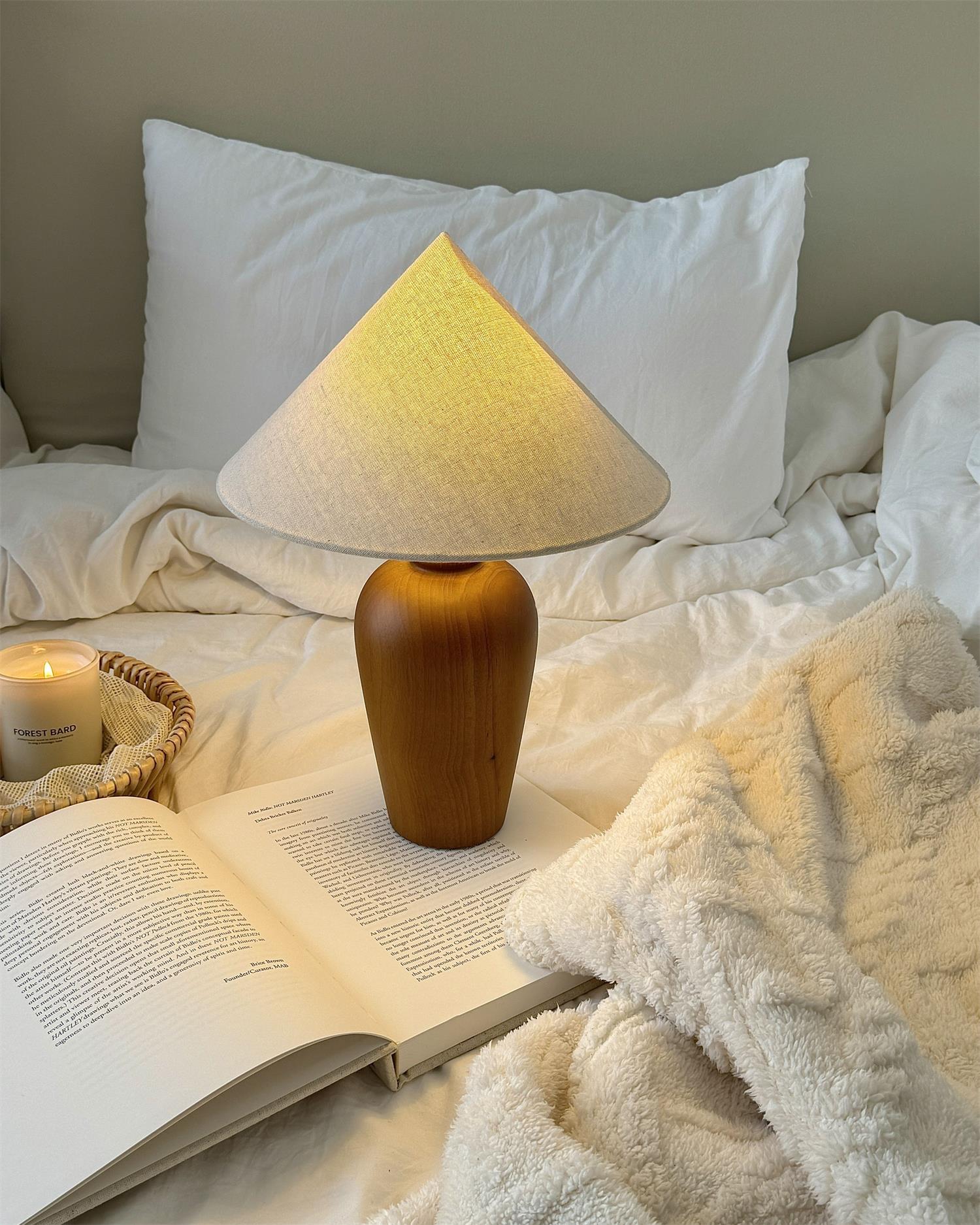 Brayden Wood Table Lamp - Loonglight