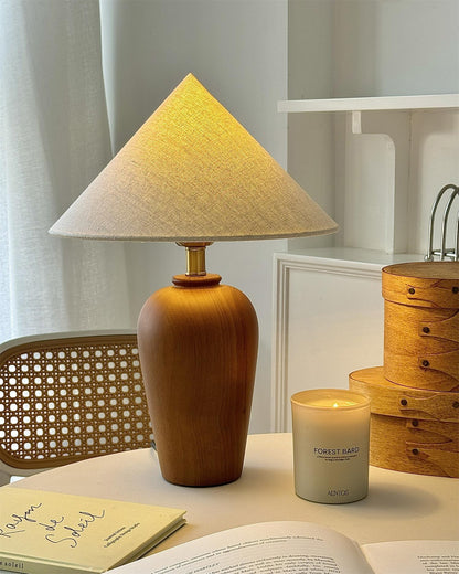 Brayden Wood Table Lamp - Loonglight