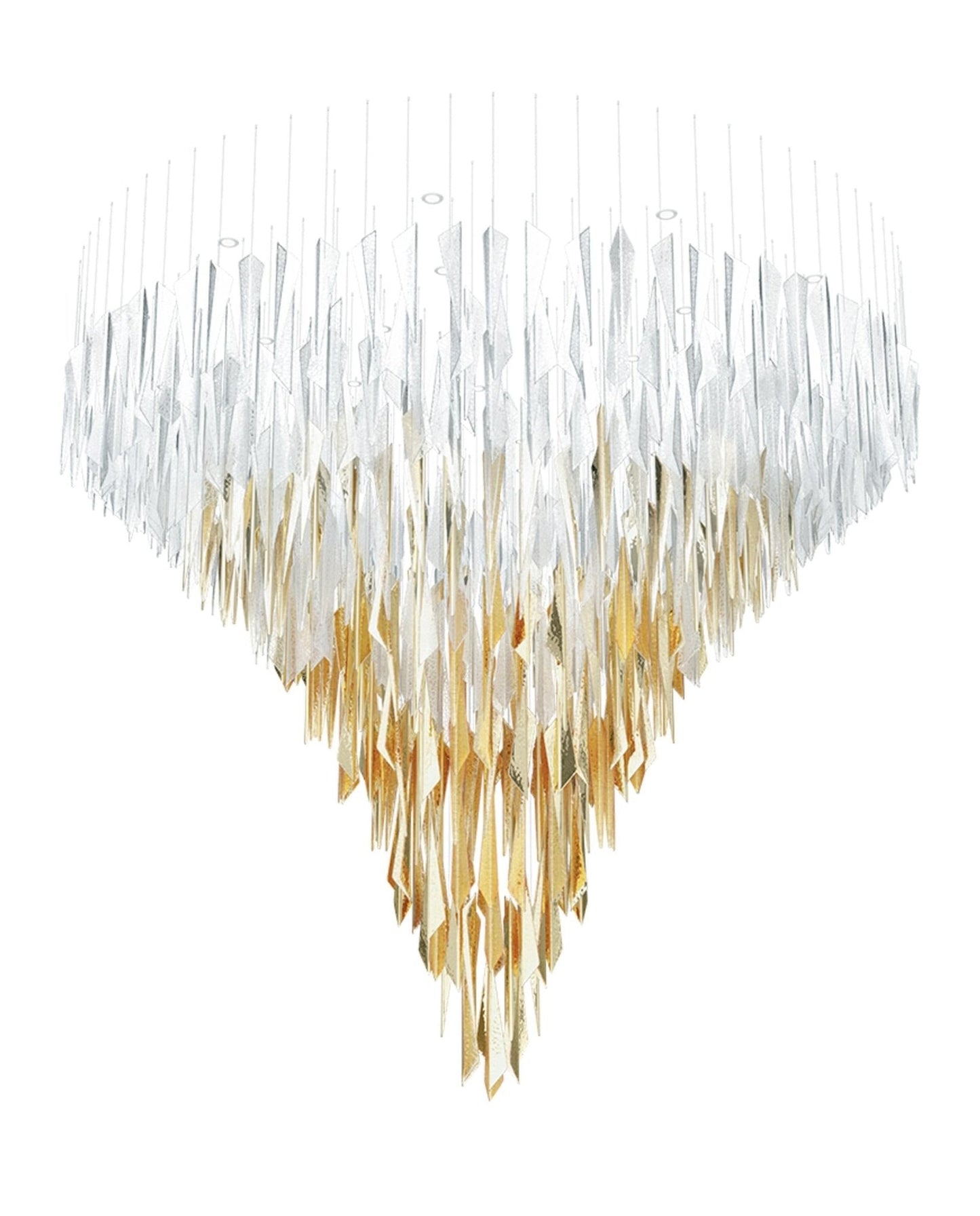 Breeze Glass Leaf Chandelier - Loonglight