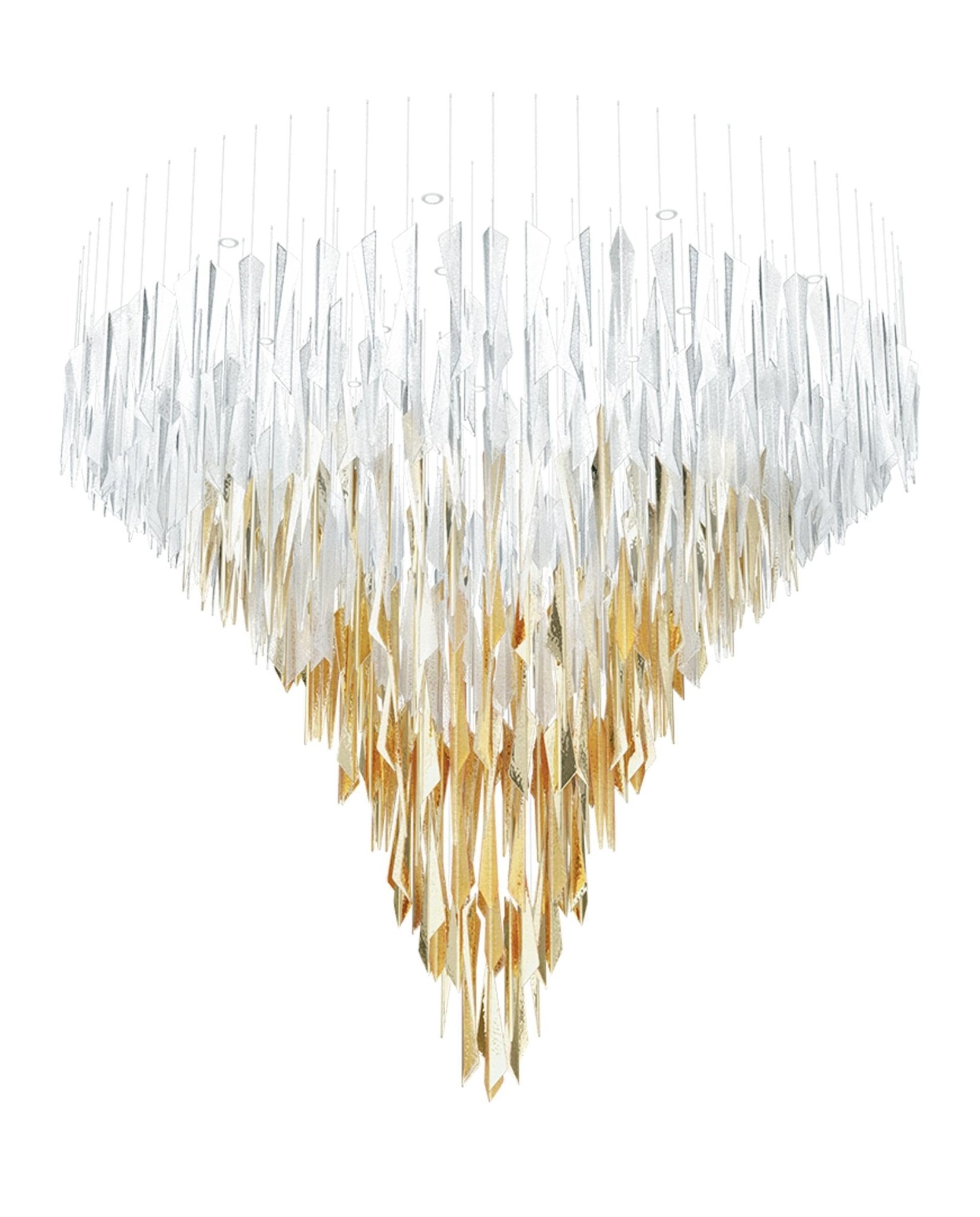 Breeze Glass Leaf Chandelier - Loonglight