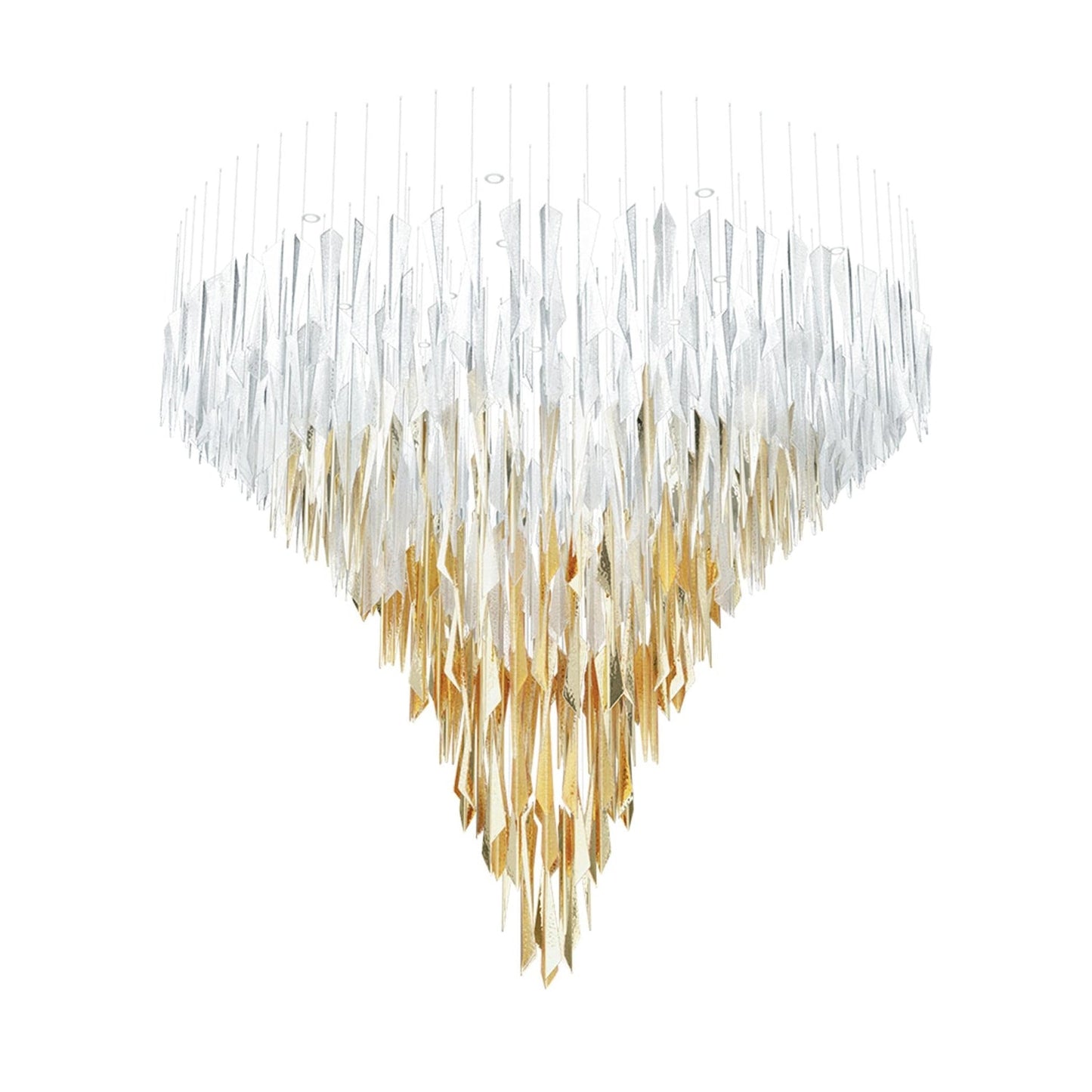 Breeze Glass Leaf Chandelier - Loonglight