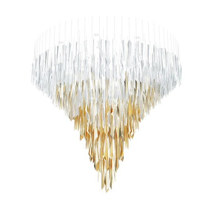 Breeze Glass Leaf Chandelier - Loonglight