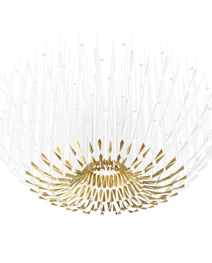Breeze Glass Leaf Chandelier - Loonglight
