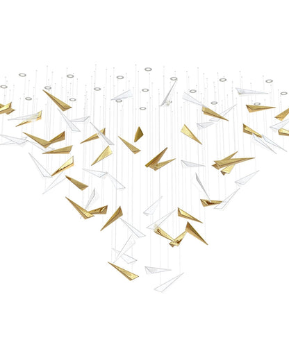 Breeze Glass Leaf Chandelier - Loonglight