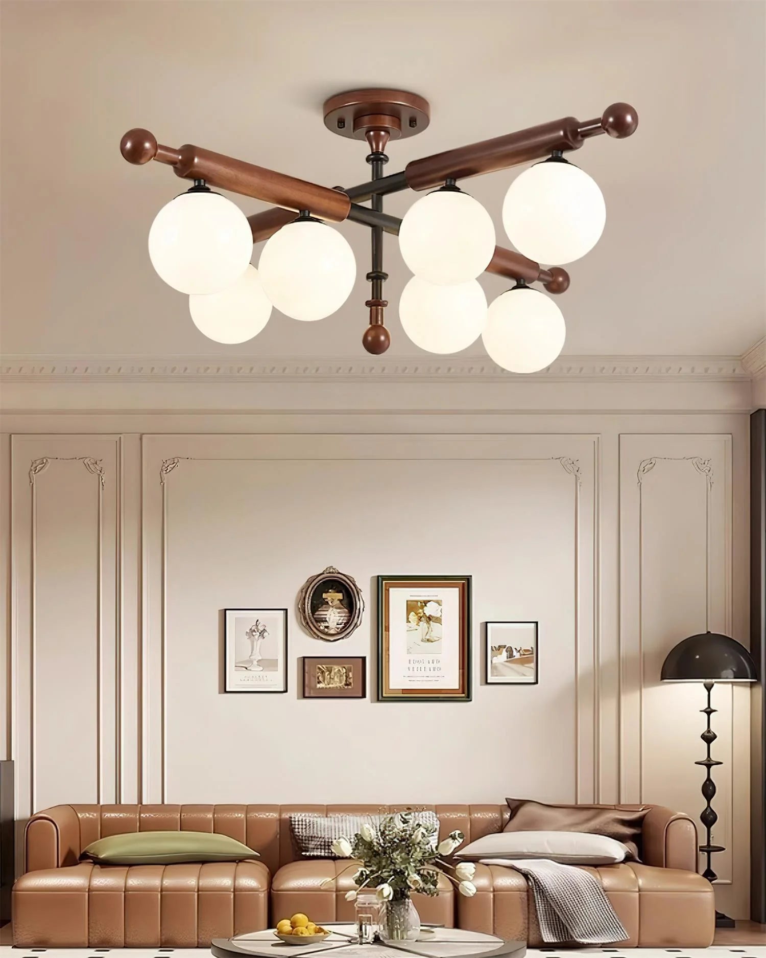 Briette Globe Ceiling Light - Loonglight