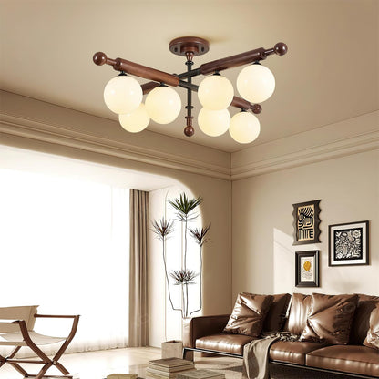 Briette Globe Ceiling Light - Loonglight
