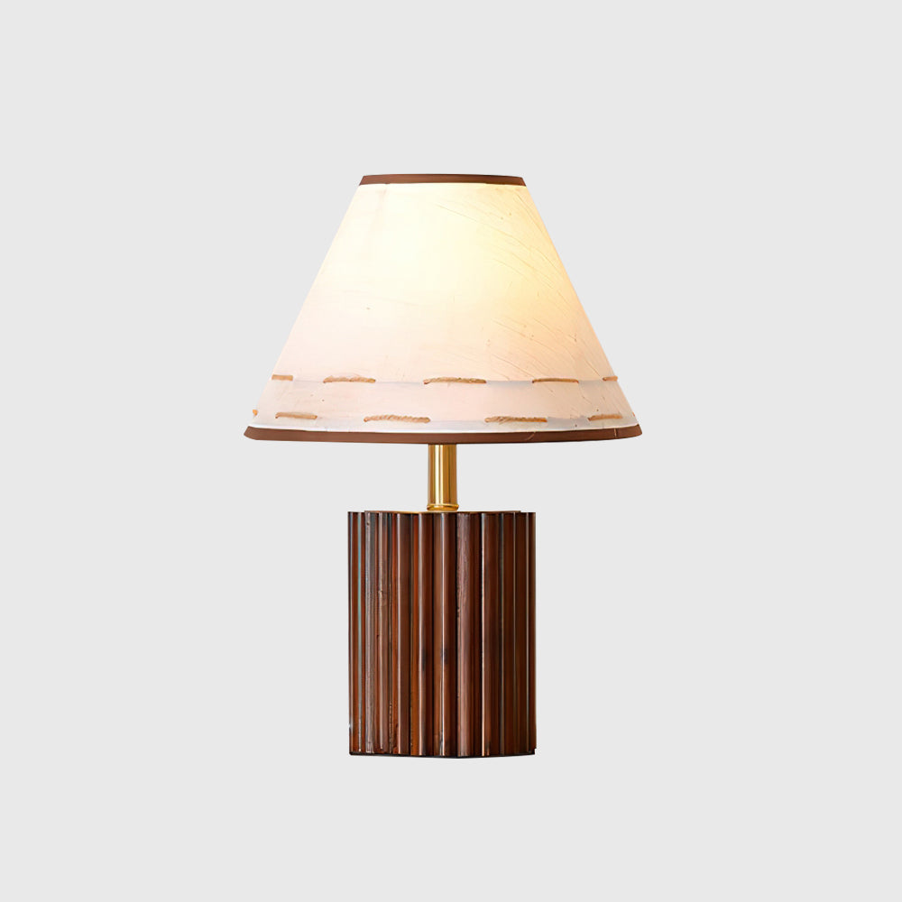 Brooke Wooden Table Lamp - Loonglight