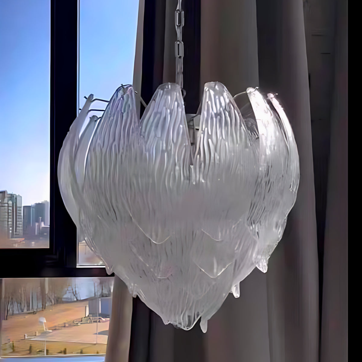 Bud Murano Glass Chandelier - Loonglight