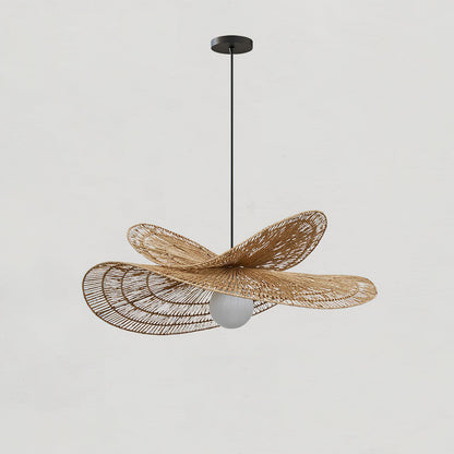 Rattan Butterfly Pendant Light