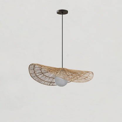 Rattan Butterfly Pendant Light